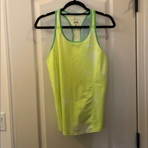 Neon Green/ Yellow Nike Workout Top